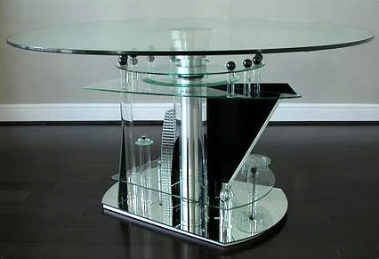 Ponzini Art Glass custom designed table